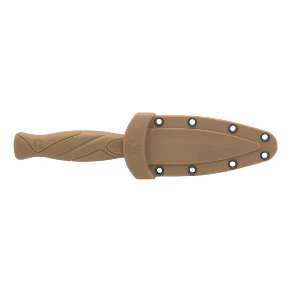 Smith & Wesson&reg; 1100072 FDE Spear Point Fixed Blade Boot Knife