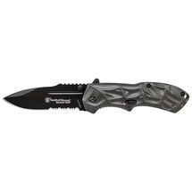 Smith   Wesson   SWBLOP3S Black Ops M A G I C    Assisted Opening Drop Point Folding Knife