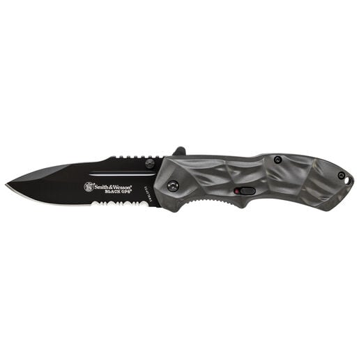 Smith & Wesson® SWBLOP3S Black Ops M.A.G.I.C.® Assisted Opening Drop Point Folding Knife
