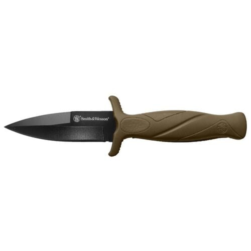 Smith & Wesson® 1100072 FDE Spear Point Fixed Blade Boot Knife