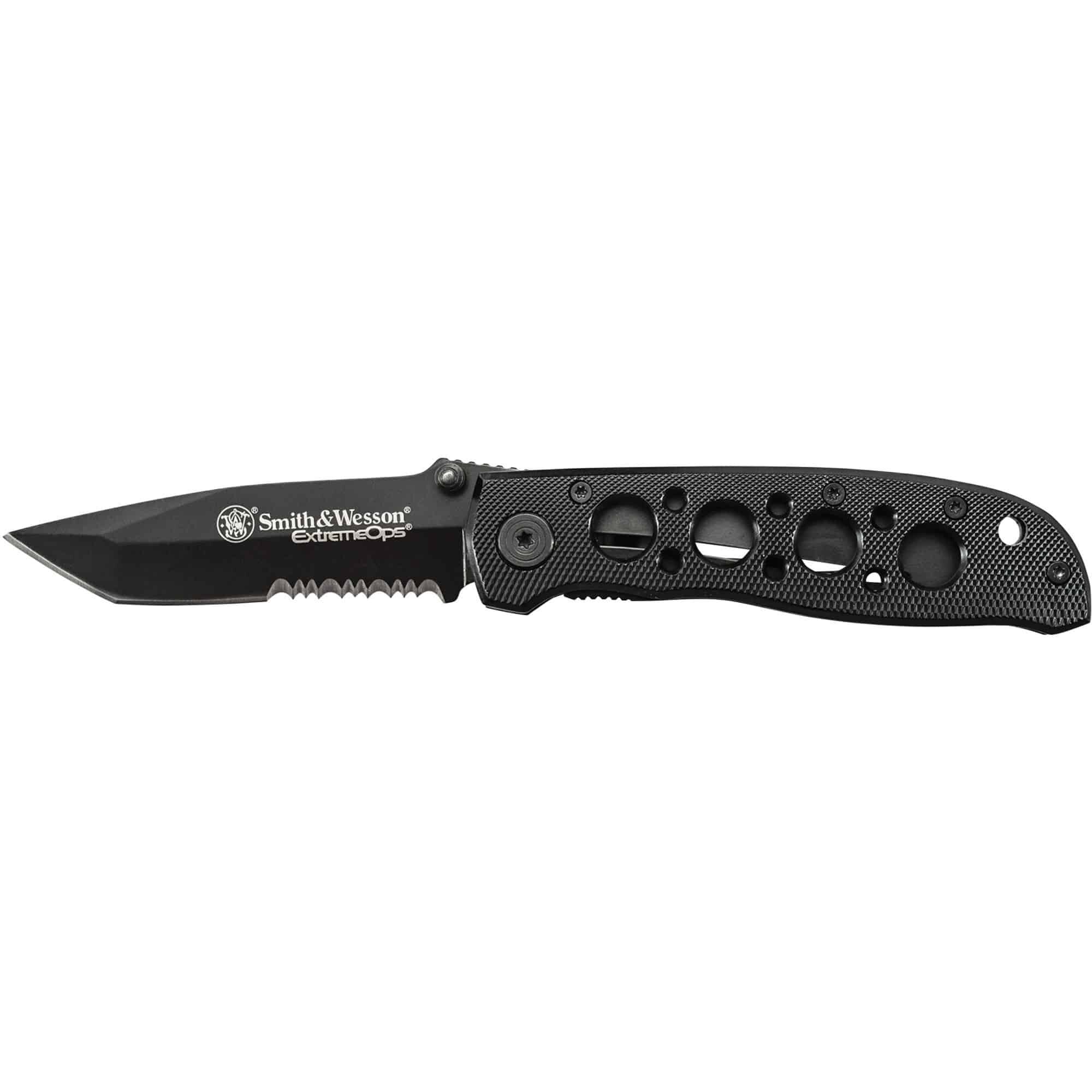 Fast delivery on All Products Smith & Wesson M&P Specials Ops Fixed Blade  Knife 5 Black Bowie Blade, Rubberized Polymer Handles, Hard Synthetic  Sheath - KnifeCenter - 1122583, 5 inch knife