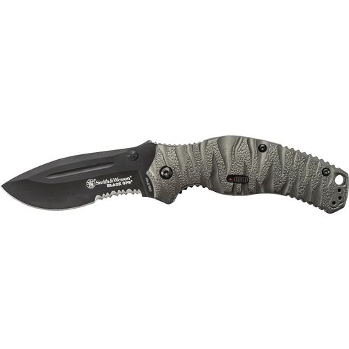 Black Ops M.A.G.I.C.® Assisted Opening Liner Lock Folding Knife Drop Point Blade Aluminum Handle