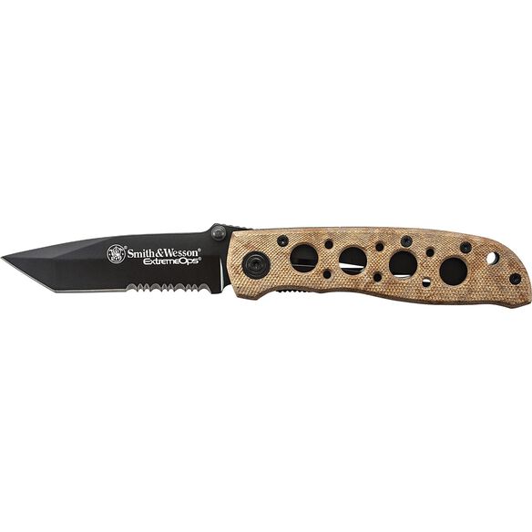 Smith & Wesson&reg; CK5TBSD Extreme Ops Tanto Folding Knife