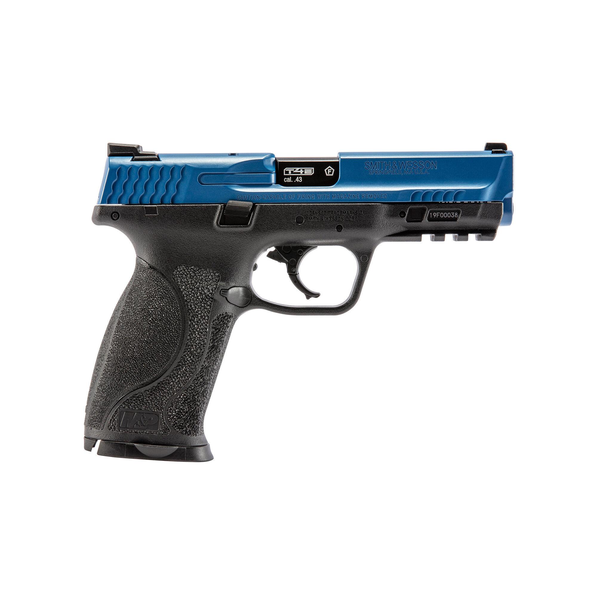 T4E S&W M&P9 M2.0 LE Blue/Black .43 Cal 8RD CO2 [Paintball