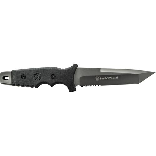 Smith & Wesson® SW7S Full Tang Partially Serrated Tanto Fixed Blade ...