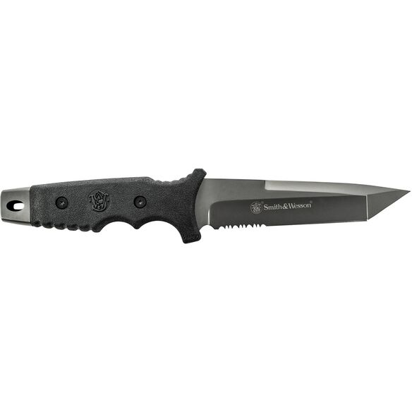 Smith & Wesson&reg; SW7S Full Tang Partially Serrated Tanto Fixed Blade