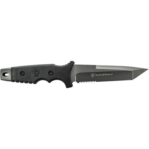 Smith & Wesson® SW7S Full Tang Partially Serrated Tanto Fixed Blade