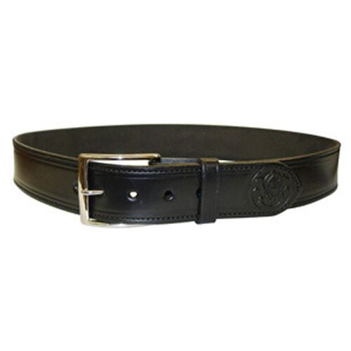 Leather Belt W/Embossed Logo