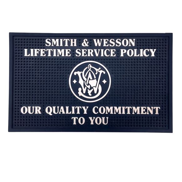 Smith & Wesson&reg; Lifetime Service Policy Counter Mat