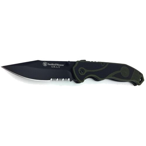 Smith & Wesson® 1100058 SWAT II Clip Point Folding Knife