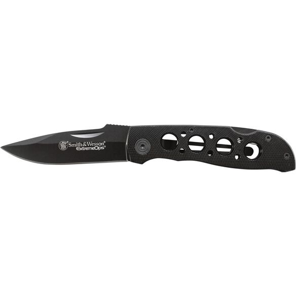 Smith & Wesson&reg; Extreme Ops&reg; Drop Point Folding Knife