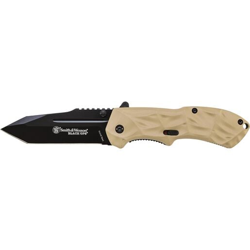 Smith & Wesson® SWBLOP3TD Black Ops M.A.G.I.C.® Assisted Opening Tanto Folding Knife
