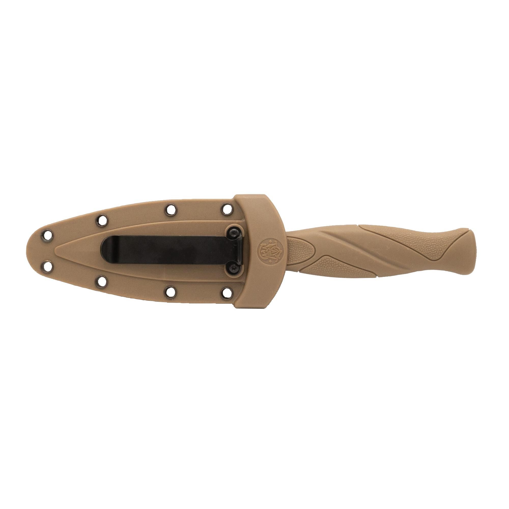Smith & Wesson® 1100072 FDE Spear Point Fixed Blade Boot Knife Smith & Wesson