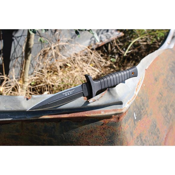 Smith & Wesson&reg; H.R.T.&reg; Full Tang False Edge Spear Point Fixed Blade