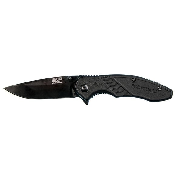 Smith & Wesson&reg; M&P&reg; 1085890 Bodyguard Clip Point Blade Black Handle