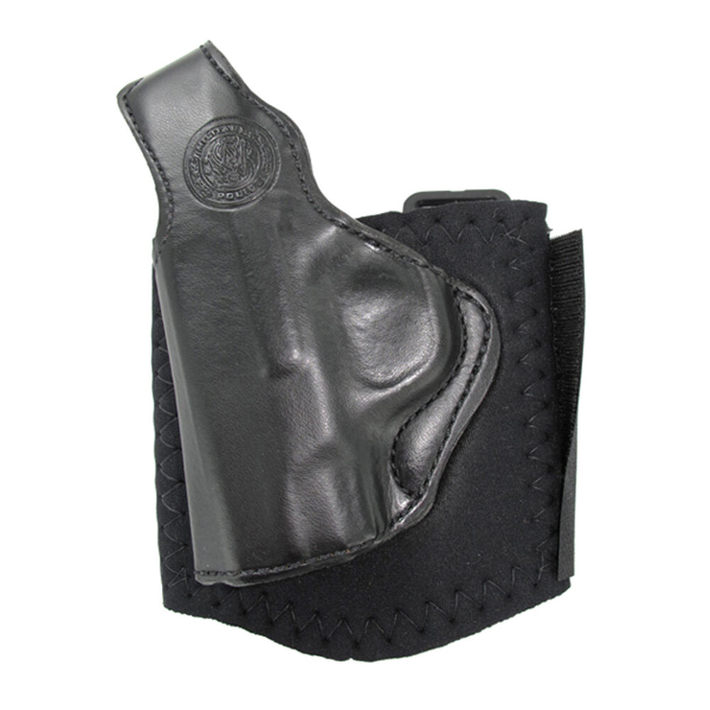 LH M&P® Shield Black Leather Ankle Holster Smith & Wesson