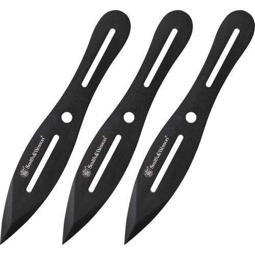 Smith & Wesson® Bullseye 8" Throwing Knives, 3-Pack Black