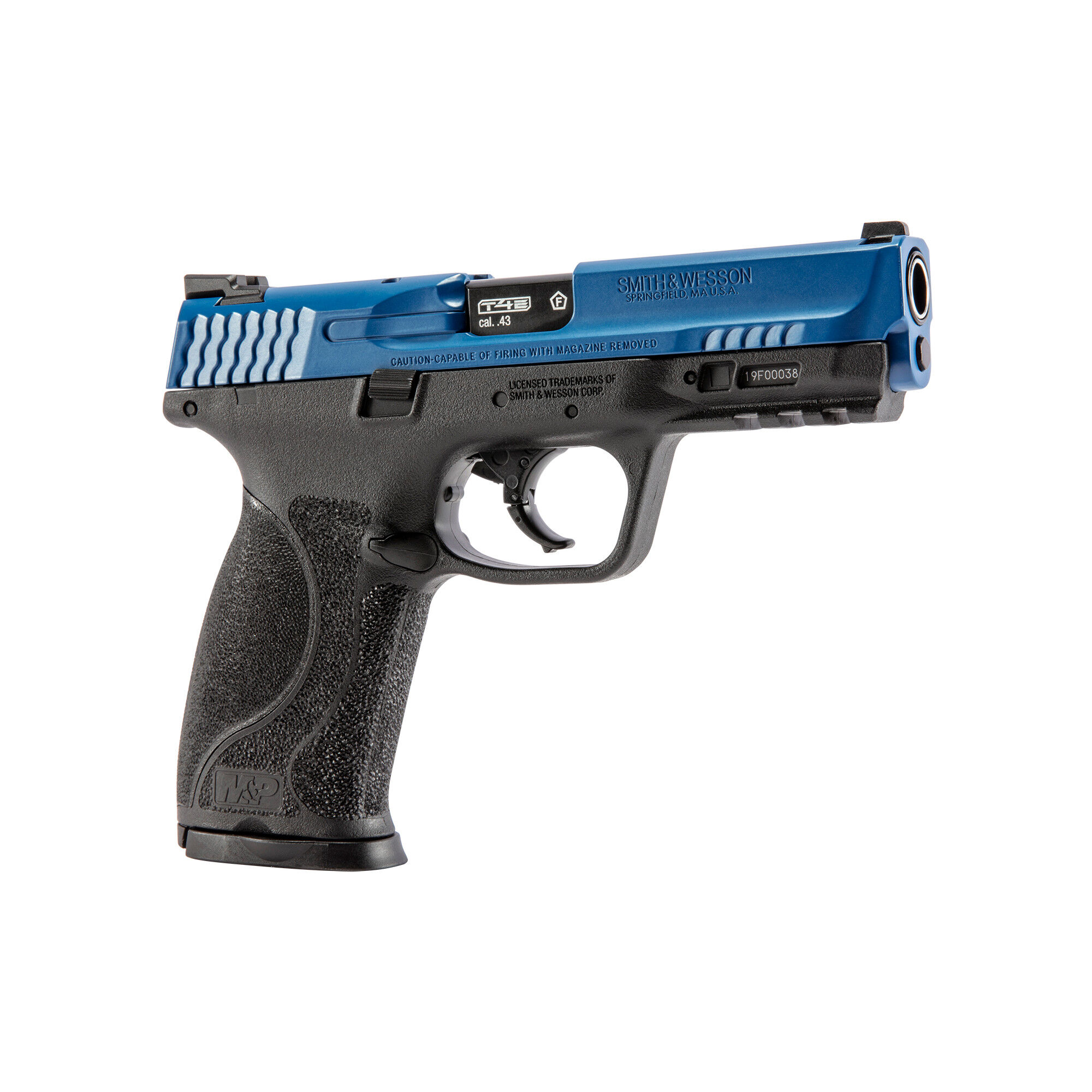 T4E S&W M&P9 M2.0 LE Blue/Black .43 Cal 8RD CO2 [Paintball Training