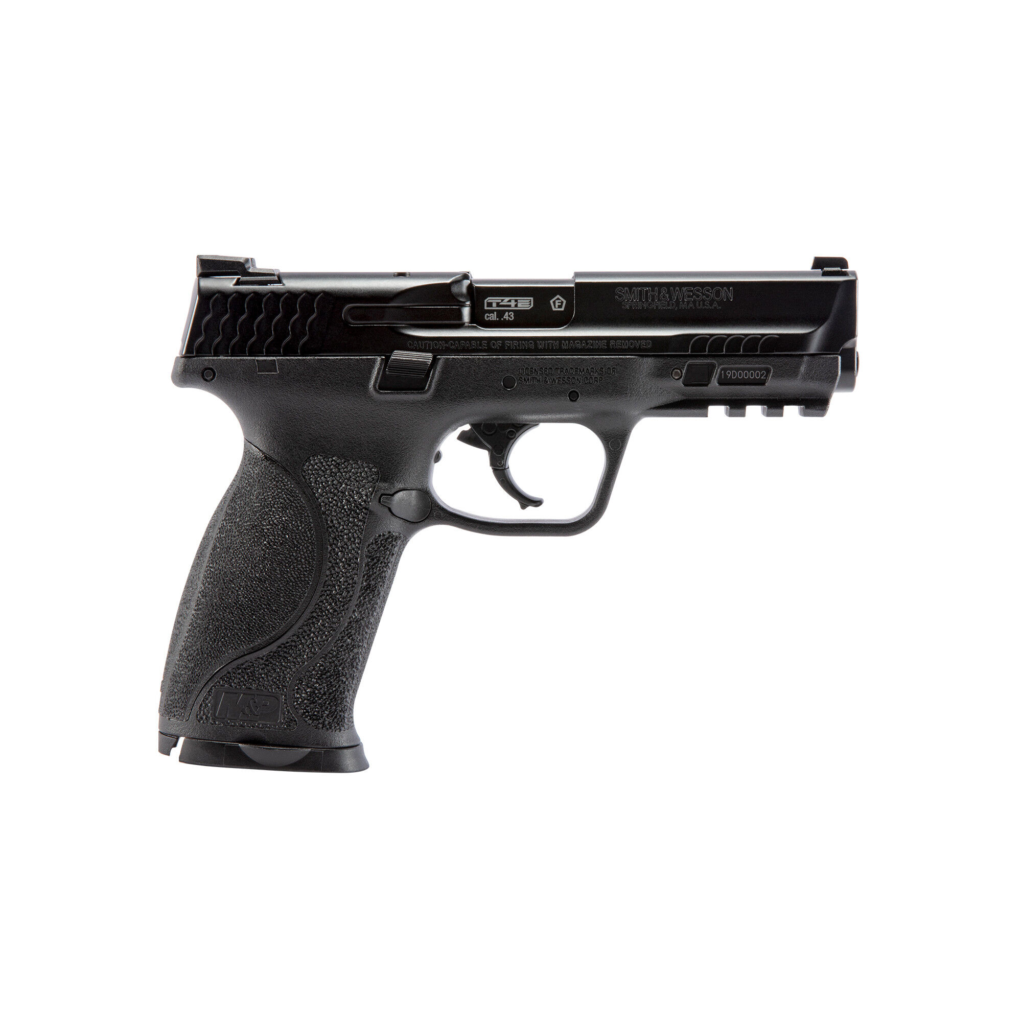 トイガン Smith&Wesson M&P9 T4E S&W M&P9 M2.0 LE Black .43 Cal 8RD CO2 [Paintball