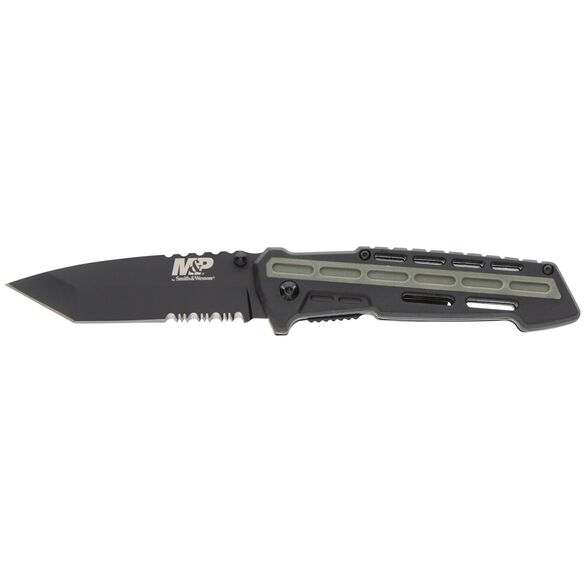 Smith & Wesson&reg; M&P&reg; 1100082 AR Overmold Tanto Folding Knife