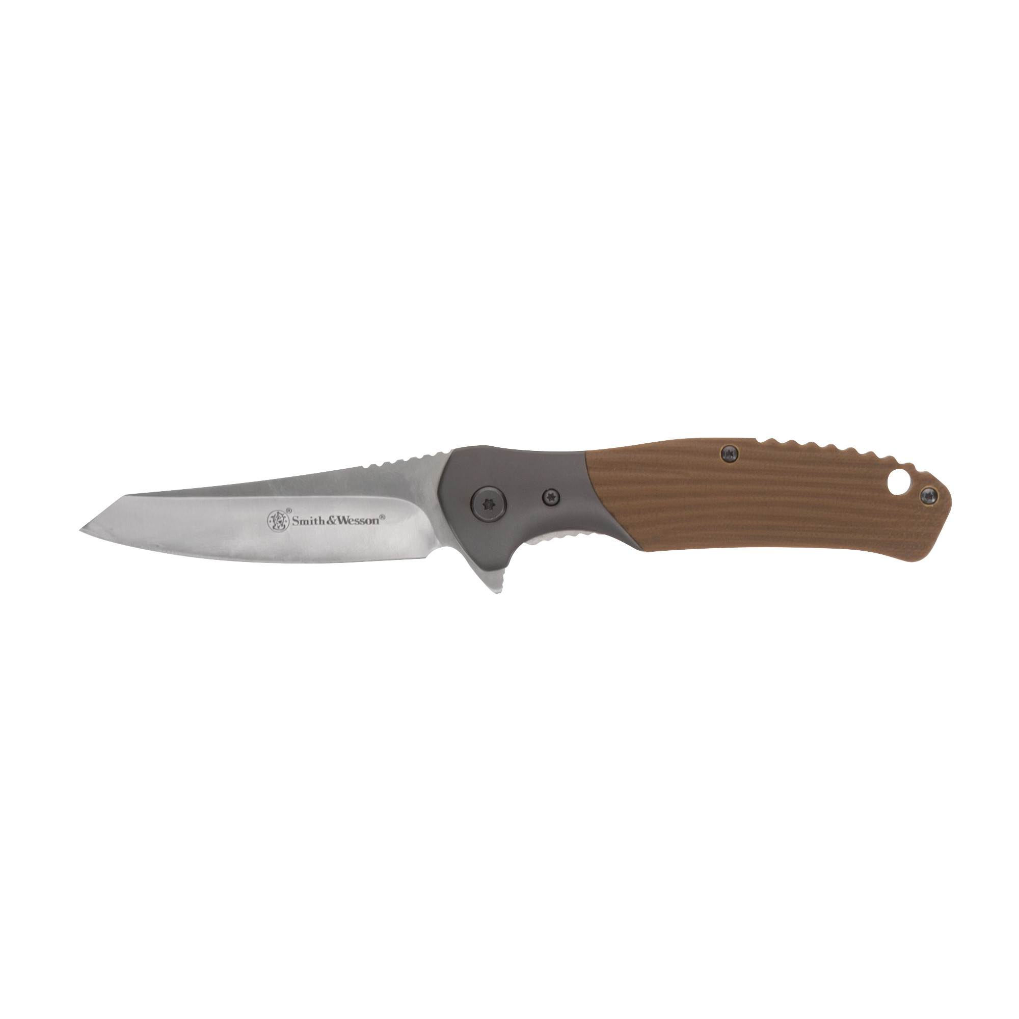 Smith & Wesson® 1136969 Wood Handle Folder